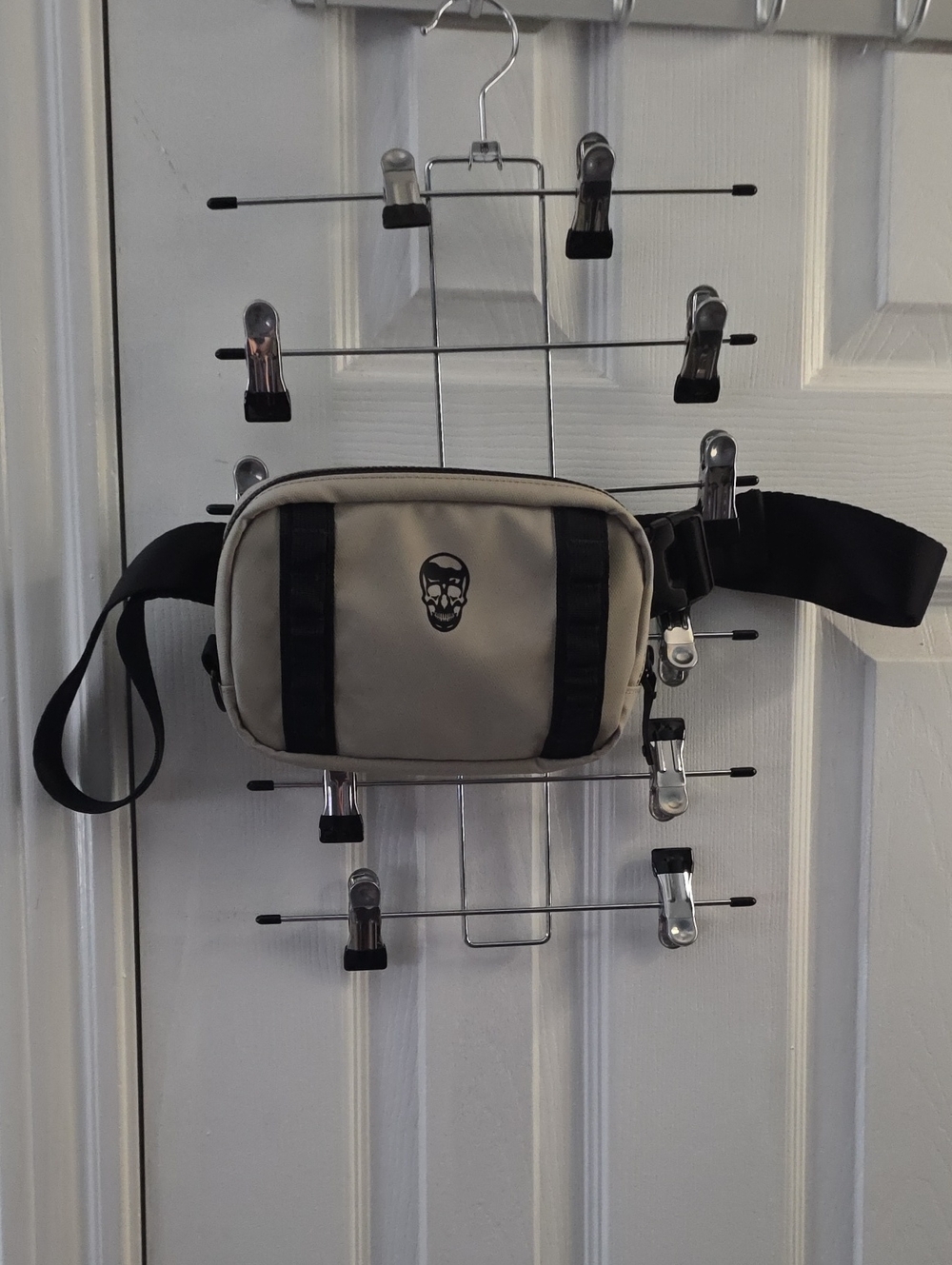 Gym Reapers Beige Crossbody Belt Bag
